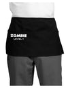 Zombie Level 1 - Funny - Halloween Dark Adult Mini Waist Apron, Server Apron-Mini Waist Apron-TooLoud-Black-One-Size-Davson Sales