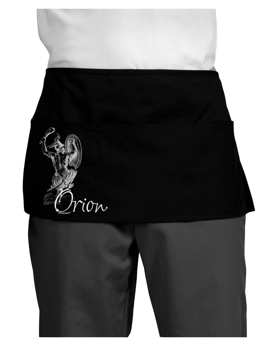 Orion Illustration Dark Adult Mini Waist Apron, Server Apron-Mini Waist Apron-TooLoud-Black-One-Size-Davson Sales