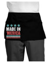 Made in Merica - Stars and Stripes Color Design Dark Adult Mini Waist Apron, Server Apron-Mini Waist Apron-TooLoud-Black-One-Size-Davson Sales