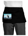 Mexico - Whale Watching Cut-out Dark Adult Mini Waist Apron, Server Apron-Mini Waist Apron-TooLoud-Black-One-Size-Davson Sales