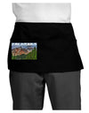 Colorado Mountains Forrest Text Dark Adult Mini Waist Apron, Server Apron-Mini Waist Apron-TooLoud-Black-One-Size-Davson Sales