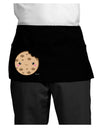 Cute Matching Milk and Cookie Design - Cookie Dark Adult Mini Waist Apron, Server Apron by TooLoud-Mini Waist Apron-TooLoud-Black-One-Size-Davson Sales