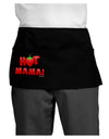 Hot Mama Chili Heart Dark Adult Mini Waist Apron, Server Apron