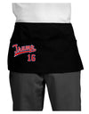 Trump Jersey 16 Dark Adult Mini Waist Apron, Server Apron-Mini Waist Apron-TooLoud-Black-One-Size-Davson Sales