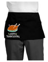 Happy Thanksgiving Dark Dark Adult Mini Waist Apron-Aprons - Waist-TooLoud-Black-One-Size-Davson Sales