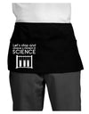 Moment of Science Dark Adult Mini Waist Apron, Server Apron by TooLoud-Mini Waist Apron-TooLoud-Black-One-Size-Davson Sales