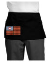 American Bacon Flag Dark Adult Mini Waist Apron, Server Apron-Mini Waist Apron-TooLoud-Black-One-Size-Davson Sales