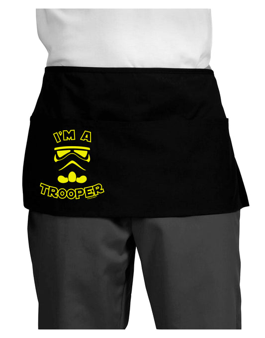 I'm A Trooper Dark Adult Mini Waist Apron, Server Apron-Mini Waist Apron-TooLoud-Black-One-Size-Davson Sales