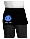 Blueberry - Berry Good Dark Adult Mini Waist Apron, Server Apron-Mini Waist Apron-TooLoud-Black-One-Size-Davson Sales