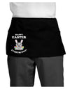 Happy Easter Everybunny Dark Adult Mini Waist Apron, Server Apron-Mini Waist Apron-TooLoud-Black-One-Size-Davson Sales