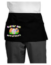 Easter Egg Extraordinaire Dark Adult Mini Waist Apron, Server Apron-Mini Waist Apron-TooLoud-Black-One-Size-Davson Sales