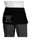 Michigan Football Dark Adult Mini Waist Apron, Server Apron by TooLoud-Bib Apron-TooLoud-Black-One-Size-Davson Sales