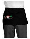 The X-mas Squad Dark Adult Mini Waist Apron, Server Apron-Mini Waist Apron-TooLoud-Black-One-Size-Davson Sales