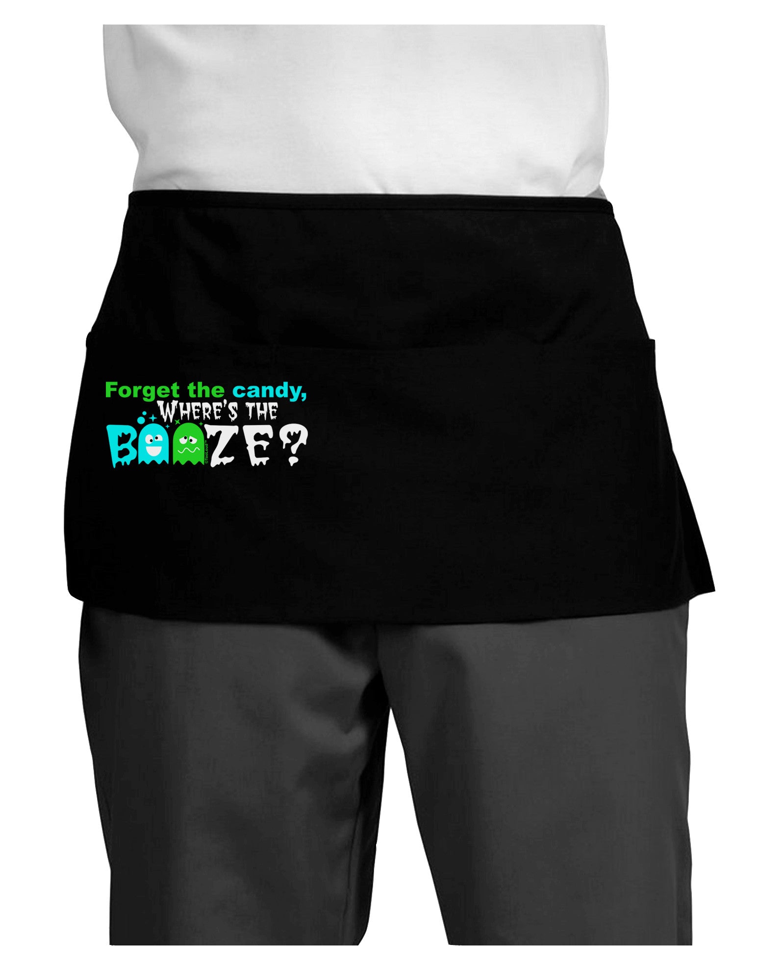 Where's The Booze Dark Adult Mini Waist Apron, Server Apron-Mini Waist Apron-TooLoud-Black-One-Size-Davson Sales