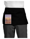 Life Will Love You Back Dark Adult Mini Waist Apron, Server Apron by TooLoud-Mini Waist Apron-TooLoud-Black-One-Size-Davson Sales