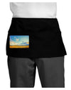 Garden of the Gods Watercolor Dark Adult Mini Waist Apron, Server Apron-Mini Waist Apron-TooLoud-Black-One-Size-Davson Sales