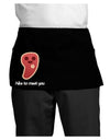 Steak - Nice to Meat You Dark Adult Mini Waist Apron, Server Apron-Mini Waist Apron-TooLoud-Black-One-Size-Davson Sales