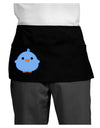 Cute Little Chick - Blue Dark Adult Mini Waist Apron, Server Apron by TooLoud-Mini Waist Apron-TooLoud-Black-One-Size-Davson Sales