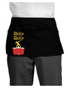 Dilly Dilly Funny Beer Dark Adult Mini Waist Apron, Server Apron by TooLoud-Mini Waist Apron-TooLoud-Black-One-Size-Davson Sales