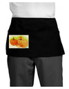 Fall Pumpkin Scene Dark Adult Mini Waist Apron, Server Apron-Mini Waist Apron-TooLoud-Black-One-Size-Davson Sales