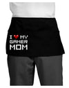 I Heart My Gamer Mom Dark Adult Mini Waist Apron, Server Apron by TooLoud-Mini Waist Apron-TooLoud-Black-One-Size-Davson Sales