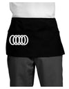 Five Golden Rings Dark Adult Mini Waist Apron, Server Apron-Mini Waist Apron-TooLoud-Black-One-Size-Davson Sales