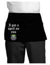 I Put A Spell On You Witches Cauldron Halloween Dark Adult Mini Waist Apron, Server Apron-Mini Waist Apron-TooLoud-Black-One-Size-Davson Sales