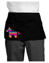 Colorful Hanging Pinata Design Dark Adult Mini Waist Apron, Server Apron by TooLoud-Mini Waist Apron-TooLoud-Black-One-Size-Davson Sales