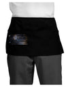 American Flag Galaxy Dark Adult Mini Waist Apron, Server Apron by TooLoud-Mini Waist Apron-TooLoud-Black-One-Size-Davson Sales