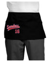 Sanders Jersey 16 Dark Adult Mini Waist Apron, Server Apron-Mini Waist Apron-TooLoud-Black-One-Size-Davson Sales