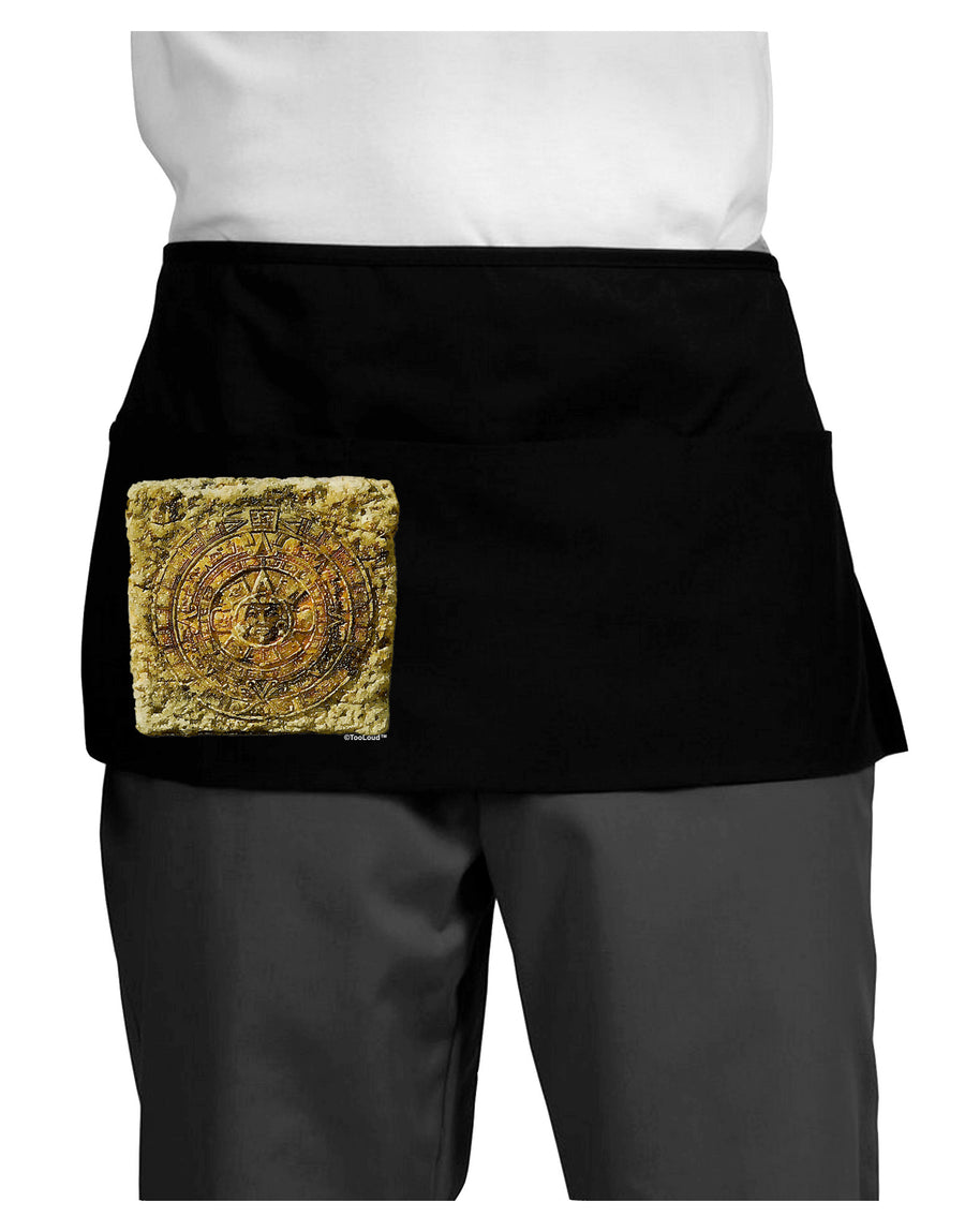 Stone Carving Sepia Dark Adult Mini Waist Apron, Server Apron-Mini Waist Apron-TooLoud-Black-One-Size-Davson Sales