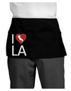 I Heart Los Angeles Dark Adult Mini Waist Apron, Server Apron-Mini Waist Apron-TooLoud-Black-One-Size-Davson Sales