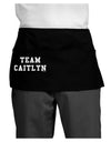 Team Caitlyn Dark Adult Mini Waist Apron, Server Apron-Mini Waist Apron-TooLoud-Black-One-Size-Davson Sales