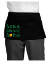 Home Sweet Home - New Mexico - Cactus and State Flag Dark Adult Mini Waist Apron, Server Apron by TooLoud-Mini Waist Apron-TooLoud-Black-One-Size-Davson Sales