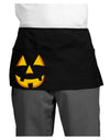 Happy Cute Jack O' Lantern Pumpkin Face Dark Adult Mini Waist Apron, Server Apron-Mini Waist Apron-TooLoud-Black-One-Size-Davson Sales