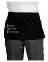 DAD - Acronym Dark Adult Mini Waist Apron, Server Apron by TooLoud-Mini Waist Apron-TooLoud-Black-One-Size-Davson Sales