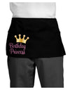 Birthday Princess - Tiara Dark Adult Mini Waist Apron, Server Apron by TooLoud-Mini Waist Apron-TooLoud-Black-One-Size-Davson Sales