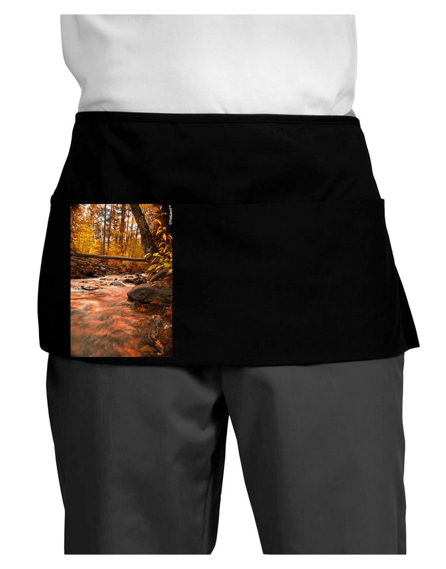 Mt Shavano Colorado Dark Adult Mini Waist Apron, Server Apron-Mini Waist Apron-TooLoud-Black-One-Size-Davson Sales