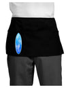 Jellyfish Surfboard Dark Adult Mini Waist Apron, Server Apron by TooLoud-Mini Waist Apron-TooLoud-Black-One-Size-Davson Sales