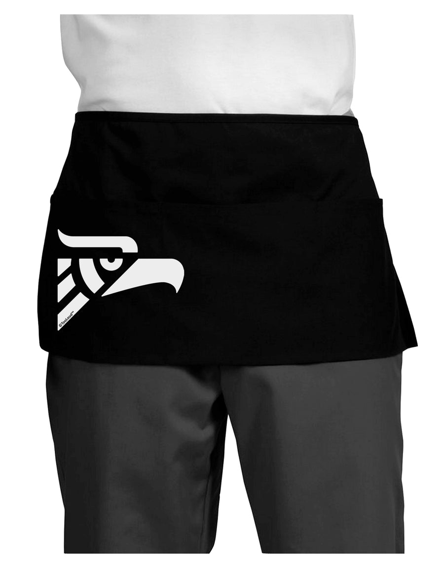 Hecho en Mexico Eagle Symbol Dark Adult Mini Waist Apron, Server Apron by TooLoud-Mini Waist Apron-TooLoud-Black-One-Size-Davson Sales