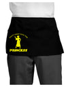 Don't Mess With The Princess Dark Adult Mini Waist Apron, Server Apron-Mini Waist Apron-TooLoud-Black-One-Size-Davson Sales