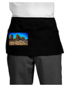 Crags in Colorado Dark Adult Mini Waist Apron, Server Apron by TooLoud-Mini Waist Apron-TooLoud-Black-One-Size-Davson Sales