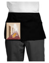 Hotdog in a Hallway Dark Adult Mini Waist Apron, Server Apron-Mini Waist Apron-TooLoud-Black-One-Size-Davson Sales