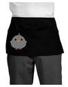 Cute Little Chick - Black Dark Adult Mini Waist Apron, Server Apron by TooLoud-Mini Waist Apron-TooLoud-Black-One-Size-Davson Sales