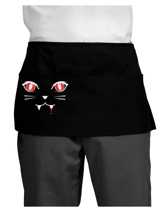 Vamp Kitty Dark Adult Mini Waist Apron, Server Apron-Mini Waist Apron-TooLoud-Black-One-Size-Davson Sales