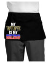 My Wife is My Hero - Armed Forces Dark Adult Mini Waist Apron, Server Apron by TooLoud-Mini Waist Apron-TooLoud-Black-One-Size-Davson Sales