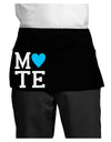 Matching Soulmate Design - Mate - Blue Dark Adult Mini Waist Apron, Server Apron by TooLoud-Mini Waist Apron-TooLoud-Black-One-Size-Davson Sales