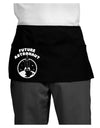 Future Astronaut Dark Adult Mini Waist Apron, Server Apron-Mini Waist Apron-TooLoud-Black-One-Size-Davson Sales