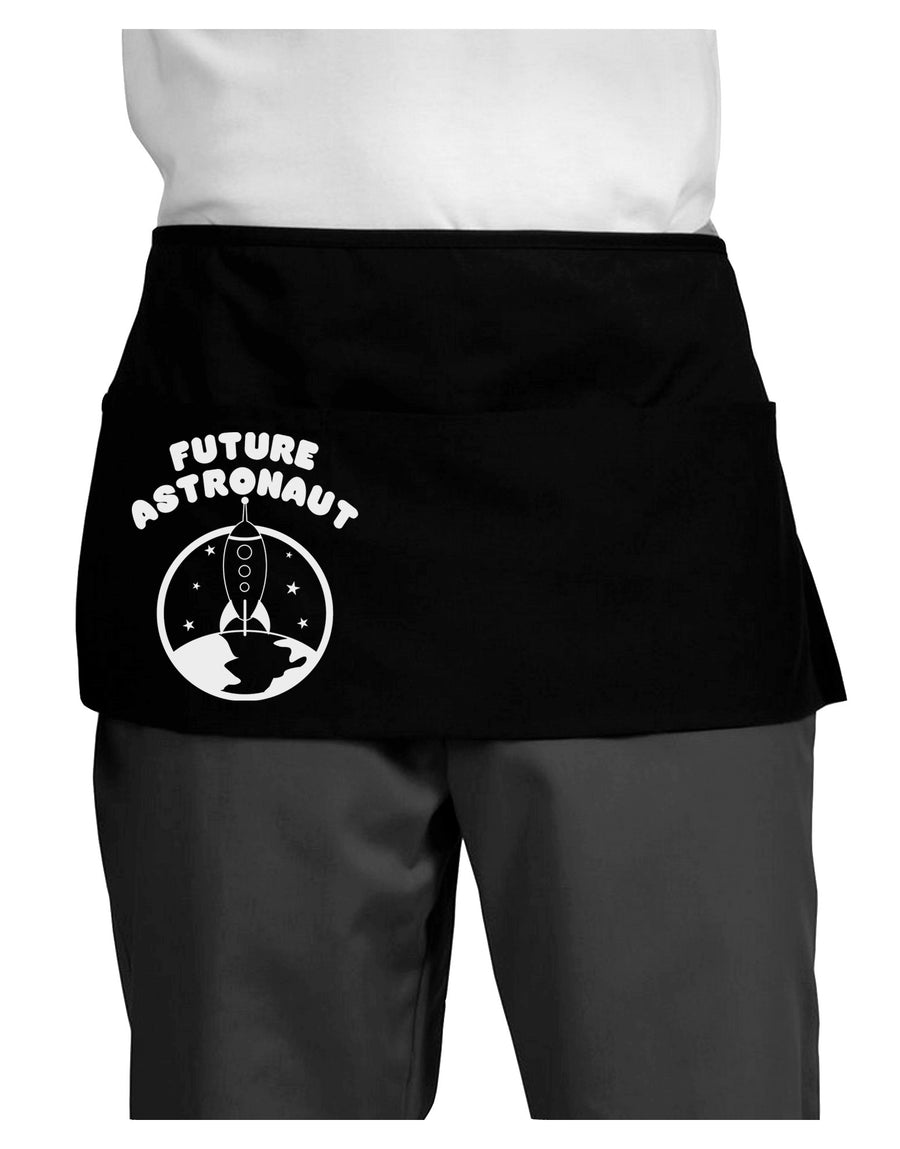 Future Astronaut Dark Adult Mini Waist Apron, Server Apron-Mini Waist Apron-TooLoud-Black-One-Size-Davson Sales