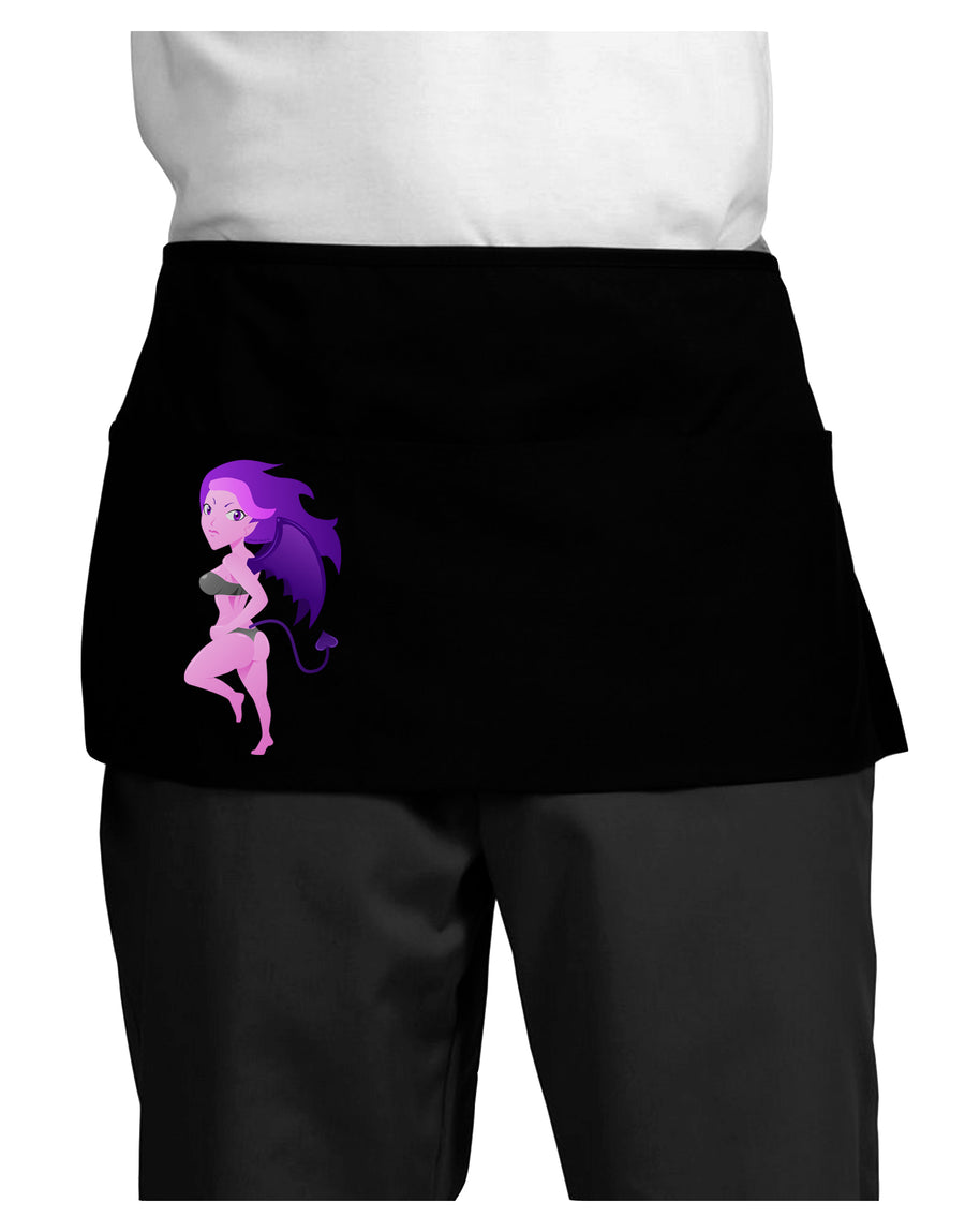 Sexy Succubus - Halloween Design Dark Adult Mini Waist Apron, Server Apron-Mini Waist Apron-TooLoud-Black-One-Size-Davson Sales